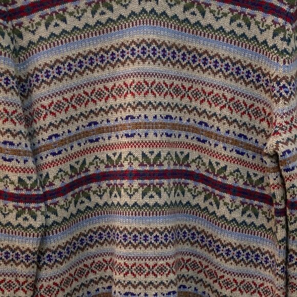 J. McLaughlin Milton Merino Wool Blend V-Neck Sweater Size Medium - Picture 3 of 7